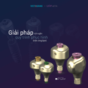 iPhysio chính là giải pháp thông minh, tích hợp ba chức năng: tạo hình nướu, lấy dấu và gắn phục hình tạm