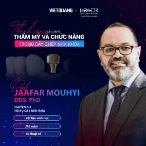 Prof. Jaafar Mouhyi, DDS, PhD – diễn giả tại chương trình Seminar Tháng 6