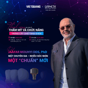 Prof. Jaafar Mouhyi, DDS, PhD - báo cáo viên tại chương trình Seminar tháng 6 này của Việt Quang