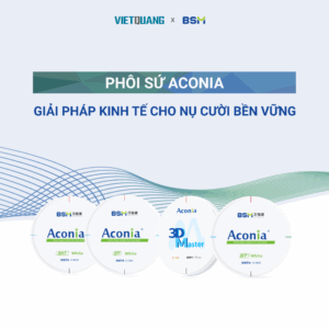 Phôi sứ Aconia của Besmile hiện có đầy đủ các dòng phôi chính