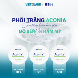 PHÔI TRẮNG ACONIA - CÂN BẰNG HOÀN HẢO GIỮA ĐỘ BỀN VÀ THẨM MỸ 