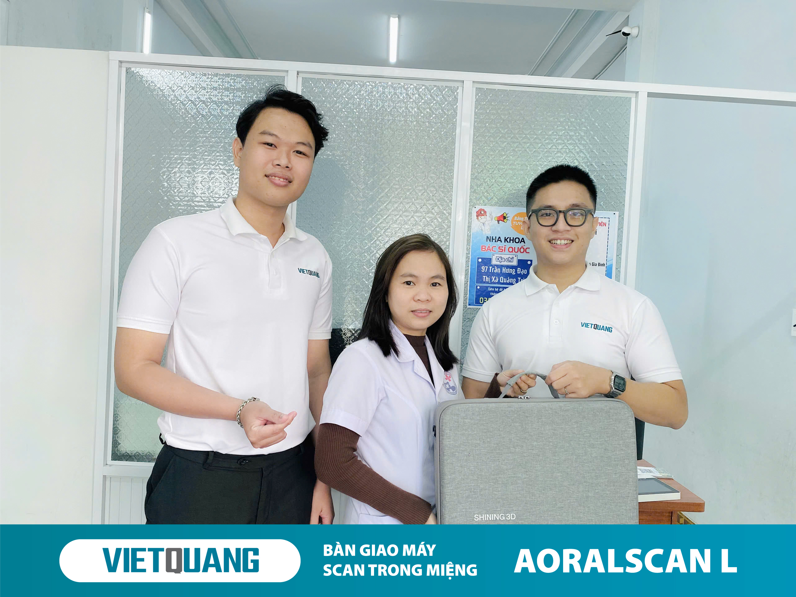 CHÚC MỪNG NHA KHOA BÁC SĨ QUỐC SỞ HỮU MÁY QUÉT TRONG MIỆNG AORALSCAN L