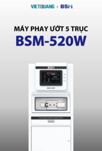 BSM-520W - GIẢI PHÁP PHAY 5 TRỤC CHUẨN XÁC - MẠNH MẼ - ỔN ĐỊNH
