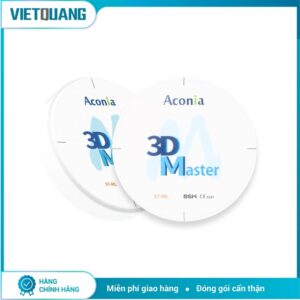 Phôi zirconia đa lớp Aconia 3D Master dùng trong chế tác phục hình răng CAD/CAM tại Labo nha khoa