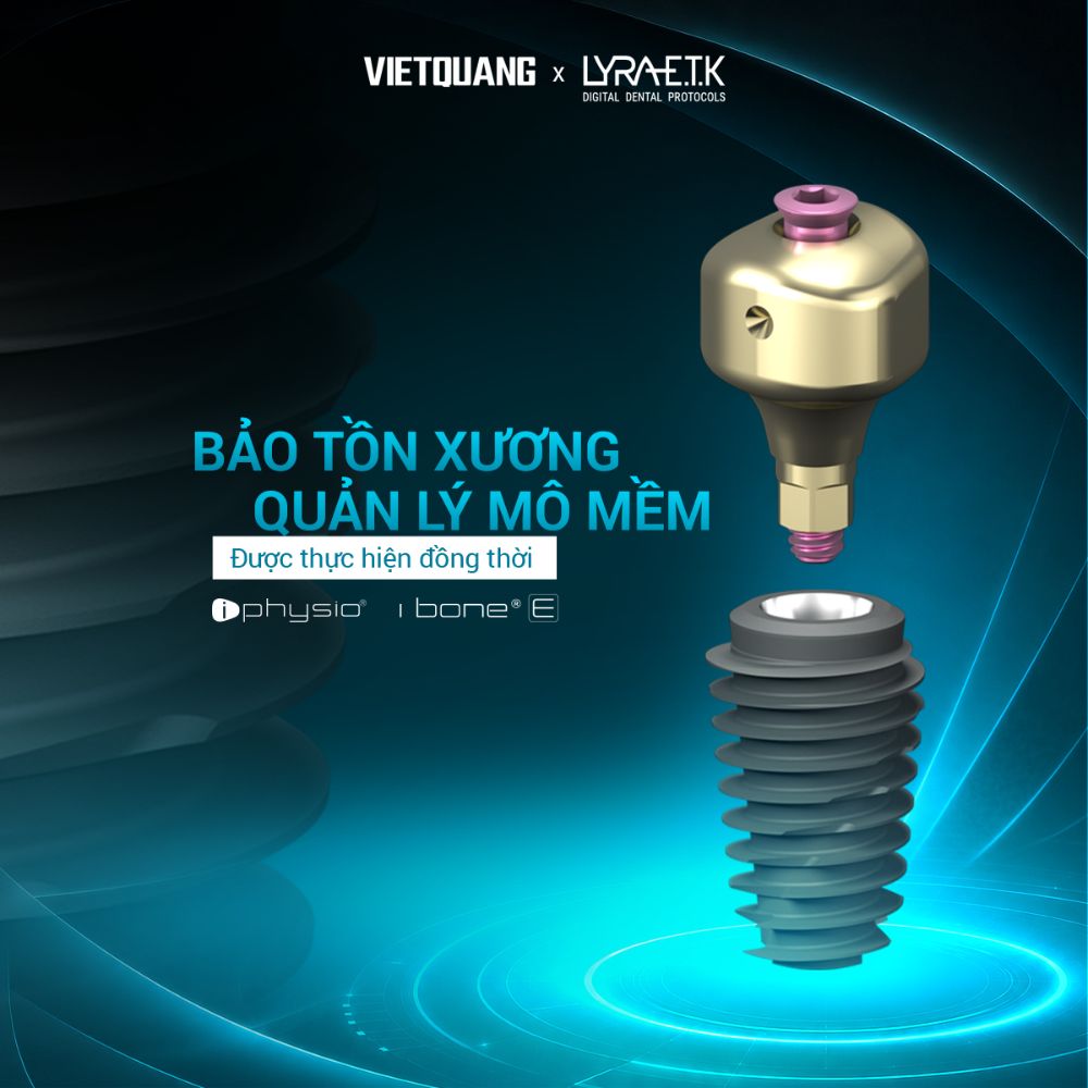 Implant iBone® tập trung vào việc giảm lượng kim loại và tối ưu không gian dành cho xương, với định hướng “Less Metal, More Bone”