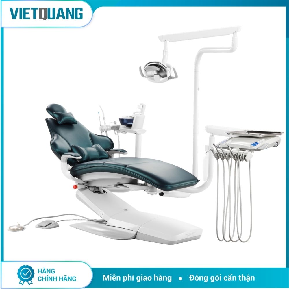 Ghế nha khoa RUNTour Maple 62D – Thiết kế Down-Mounted Ghế nha khoa RUNTour Maple 62D cấu hình tay dụng cụ phía dưới