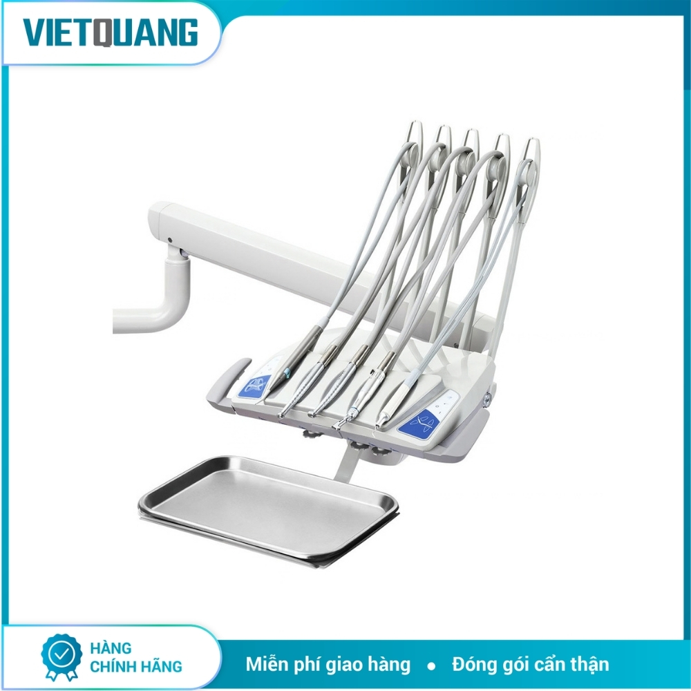Ghế nha khoa RUNTour Maple 62D – Thiết kế Down-Mounted Ghế nha khoa RUNTour Maple 62D cấu hình tay dụng cụ phía dưới