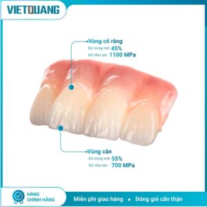 Phôi zirconia Aconia 3D Ultra đa lớp chuyển sắc dùng trong chế tác phục hình nha khoa CAD/CAM